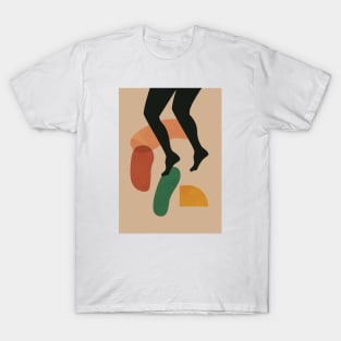 Abstract Modern Boho Terrracotta Shape T-Shirt